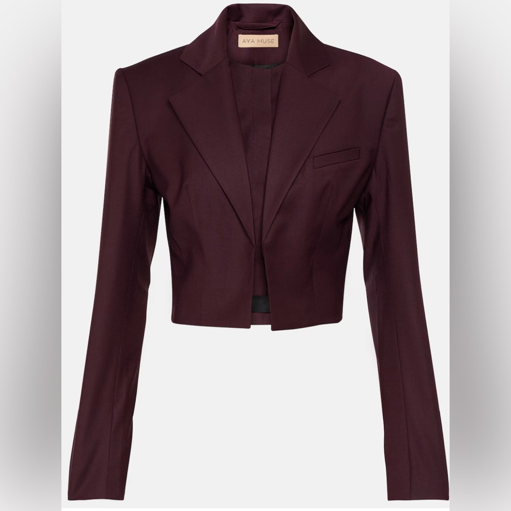 Aya Muse Deep Burgundy Blazer